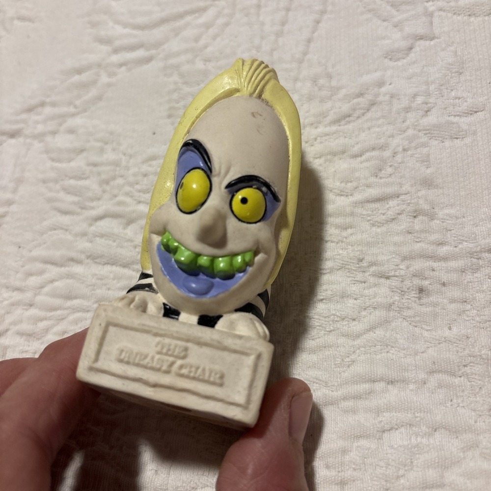 Vintage 1989 Burger King Beetlejuice "The Uneasy Chair" Figurine Collectible!